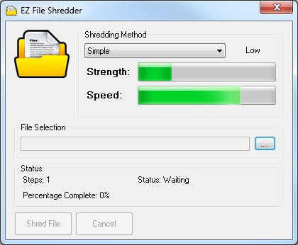 EZ File Shredder
